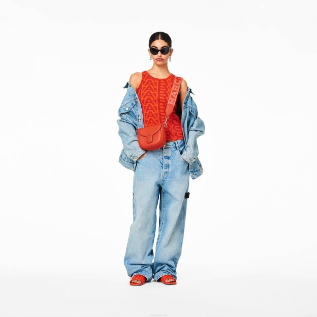 dk Marc Jacobs den lille sadeltaske elektrisk orange 402Z170