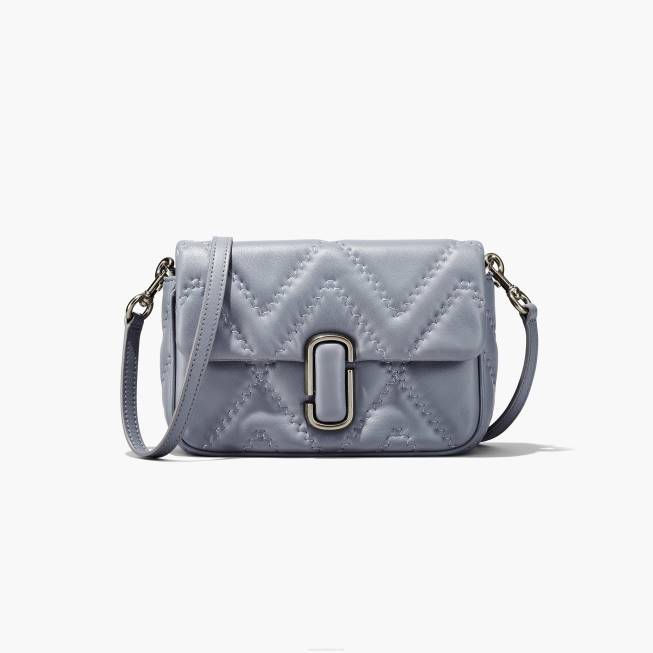 dk Marc Jacobs den quiltede læder skuldertaske wolf grey 402Z207