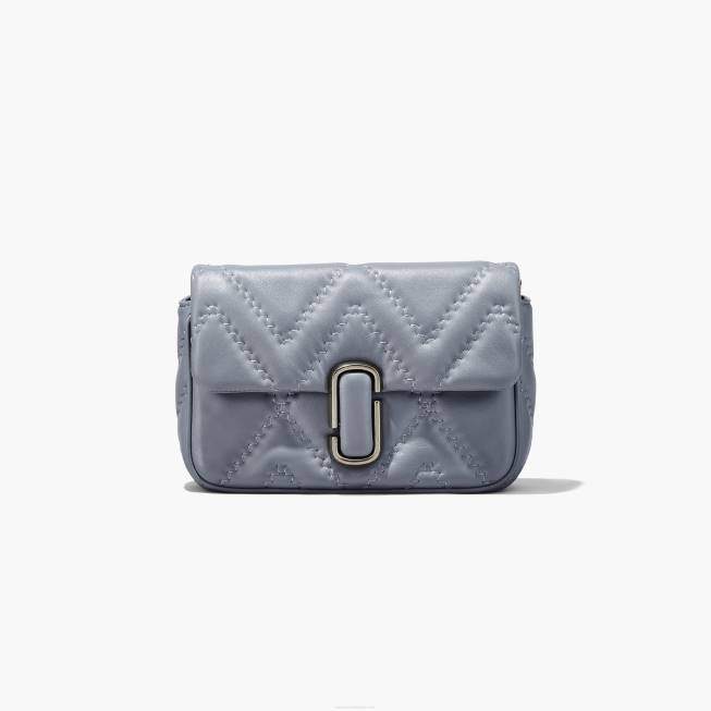 dk Marc Jacobs den quiltede læder skuldertaske wolf grey 402Z207