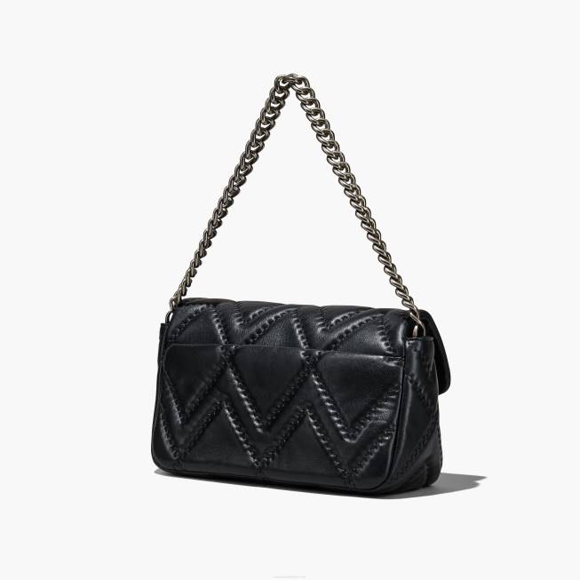 dk Marc Jacobs den quiltede læder store skuldertaske sort 402Z213