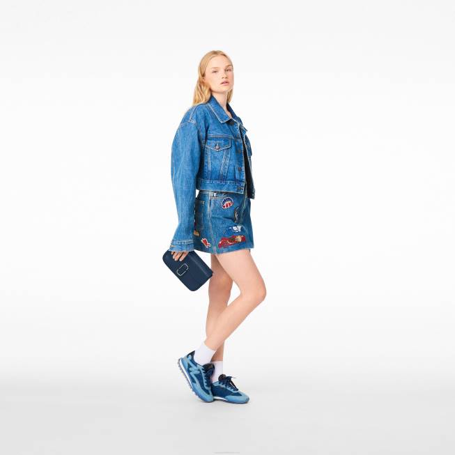 dk Marc Jacobs skuldertasken blå hav 402Z195