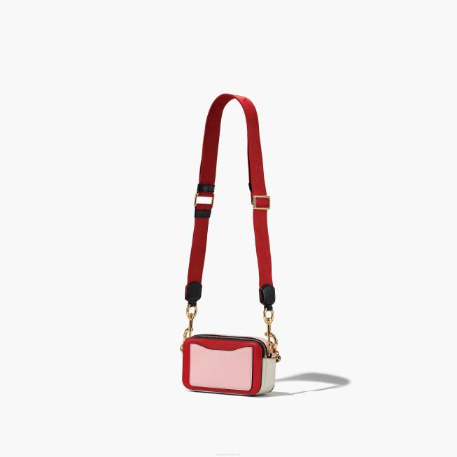 dk Marc Jacobs farveblok-øjebliksbilledet ægte rød multi 402Z153
