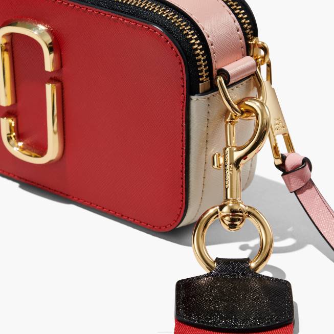 dk Marc Jacobs farveblok-øjebliksbilledet ægte rød multi 402Z153