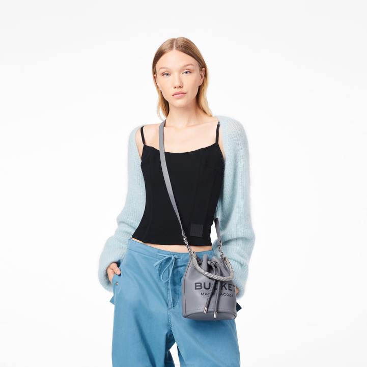 dk Marc Jacobs bøttetasken i læder 0N88134