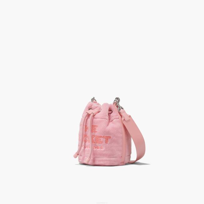 dk Marc Jacobs frotté bøtteposen lys pink 402Z139