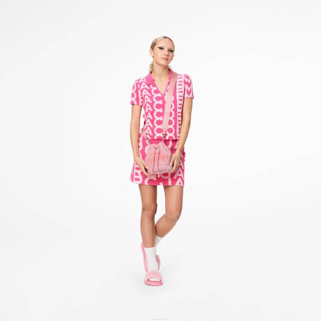 dk Marc Jacobs frotté bøtteposen lys pink 402Z139
