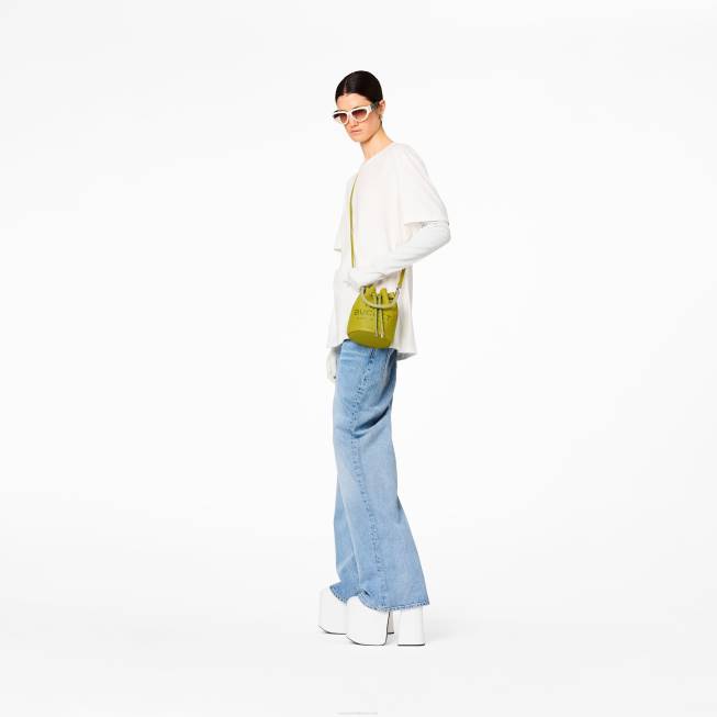 dk Marc Jacobs læder micro bucket taske citronelle 402Z131