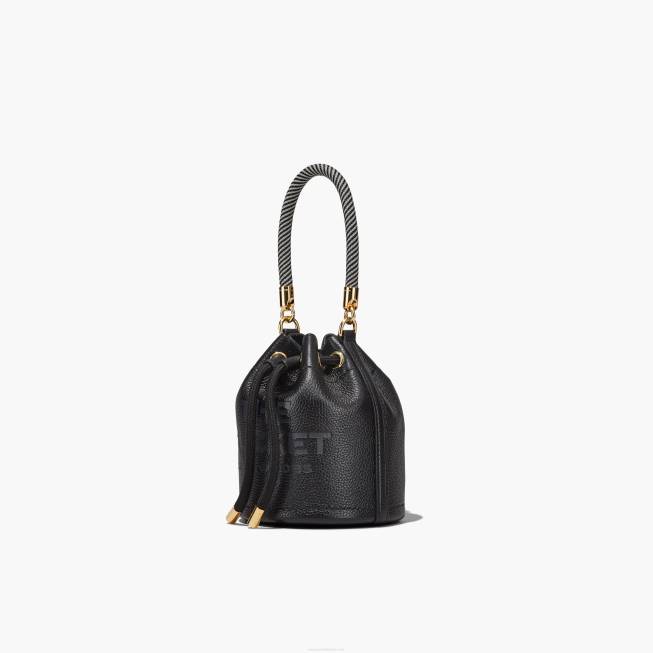 dk Marc Jacobs læder micro bucket tasken sort 402Z129