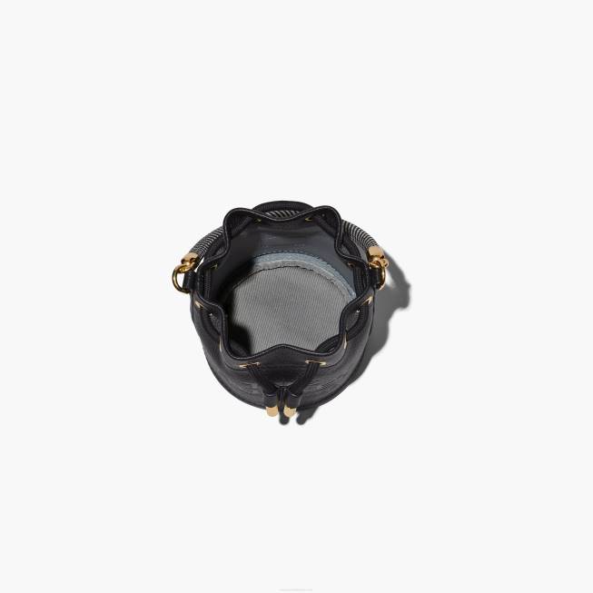 dk Marc Jacobs læder micro bucket tasken sort 402Z129