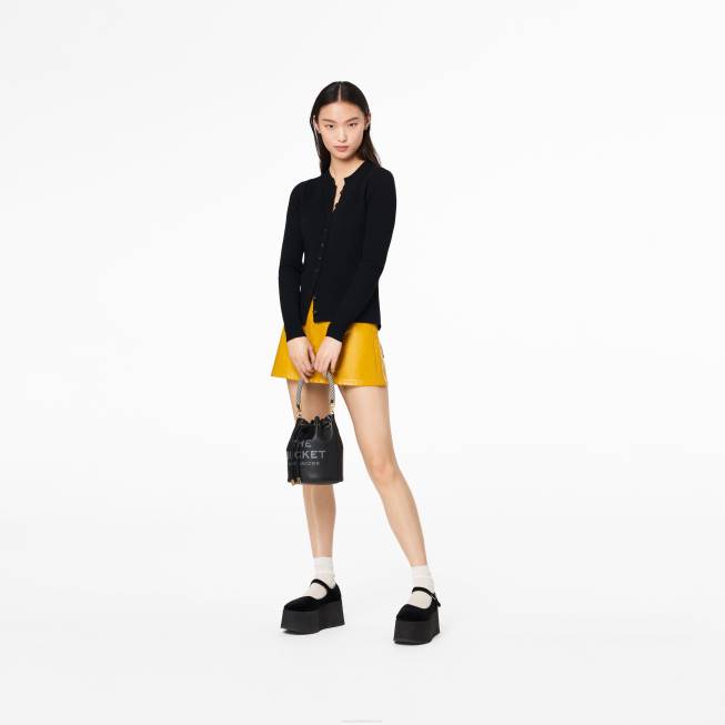dk Marc Jacobs læderbøtteposen sort 402Z130