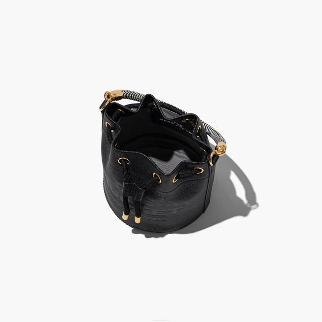 dk Marc Jacobs læderbøtteposen sort 402Z130