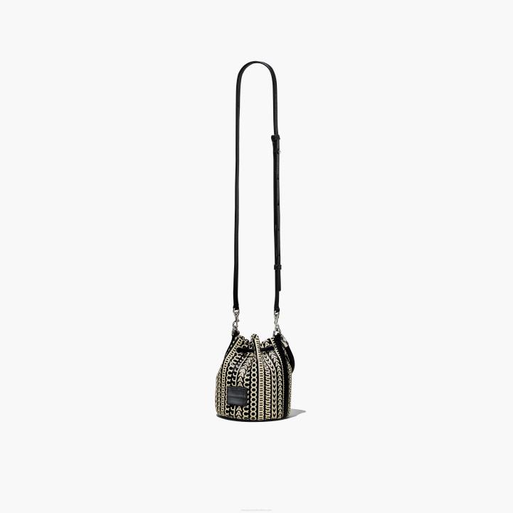 dk Marc Jacobs mikro bucket tasken i monogram læder 0N88140