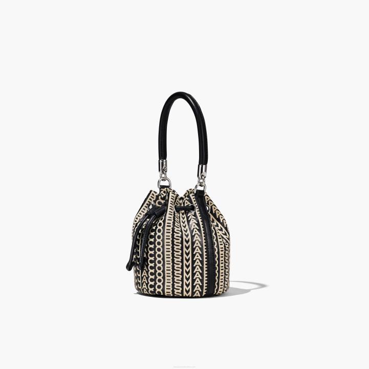 dk Marc Jacobs mikro bucket tasken i monogram læder 0N88140