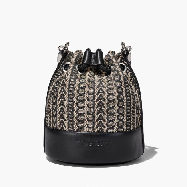 dk Marc Jacobs monogram mikro bucket bag beige multi 402Z141