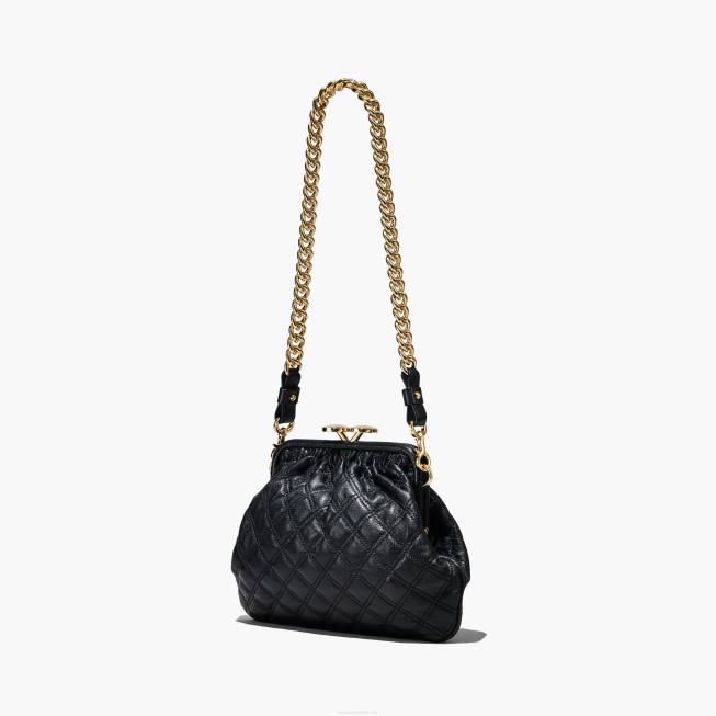 dk Marc Jacobs re-edition quiltet læder lille stamtaske sort 402Z204