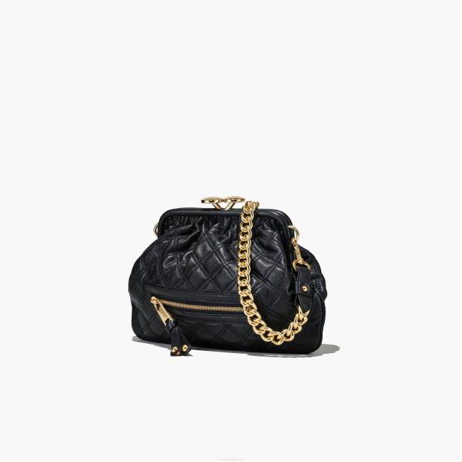 dk Marc Jacobs re-edition quiltet læder lille stamtaske sort 402Z204