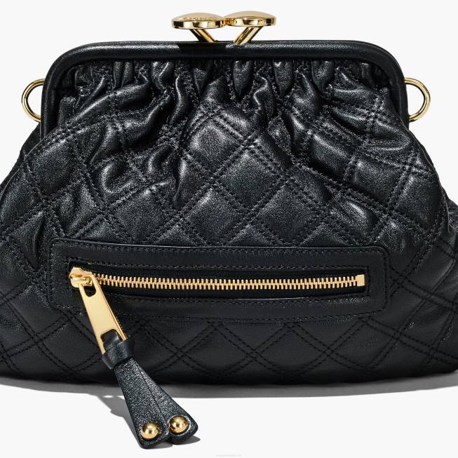 dk Marc Jacobs re-edition quiltet læder lille stamtaske sort 402Z204