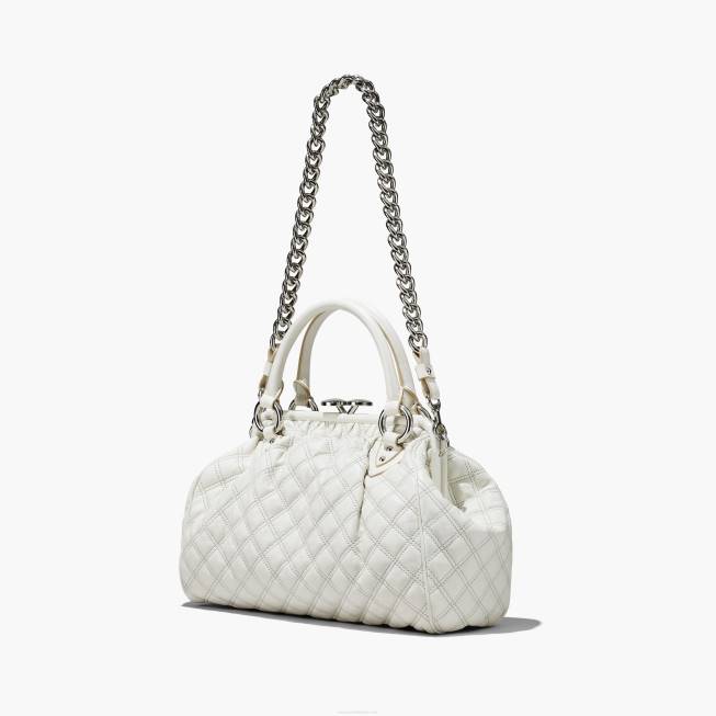 dk Marc Jacobs re-edition quiltet læder stam taske sky hvid 402Z202