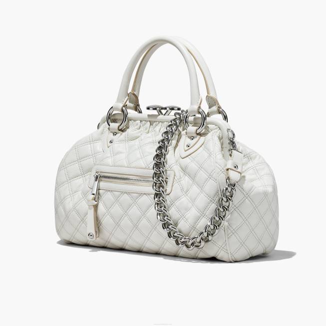 dk Marc Jacobs re-edition quiltet læder stam taske sky hvid 402Z202