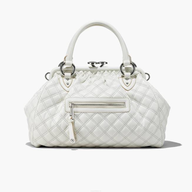 dk Marc Jacobs re-edition quiltet læder stam taske sky hvid 402Z202
