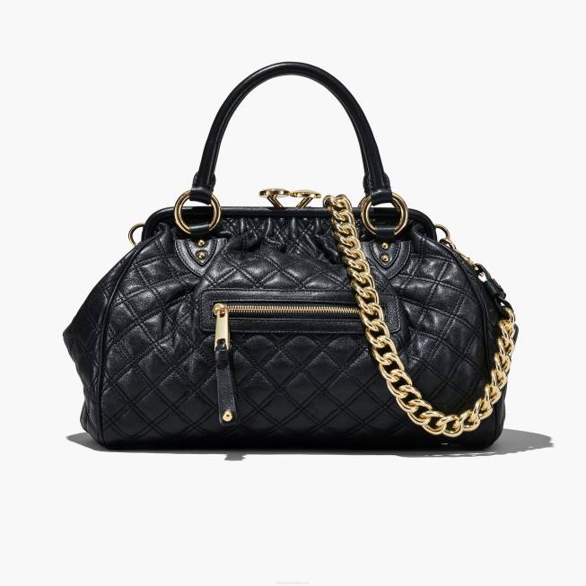 dk Marc Jacobs re-edition quiltet læder stam taske sort 402Z201