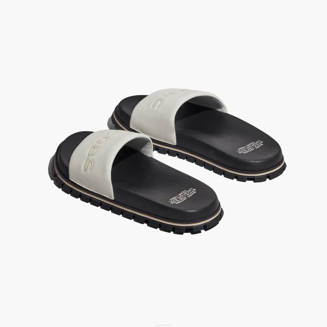 dk Marc Jacobs læder slide bomuld hvid 402Z588
