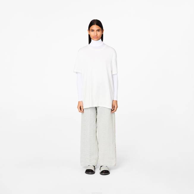 dk Marc Jacobs læder slide bomuld hvid 402Z588