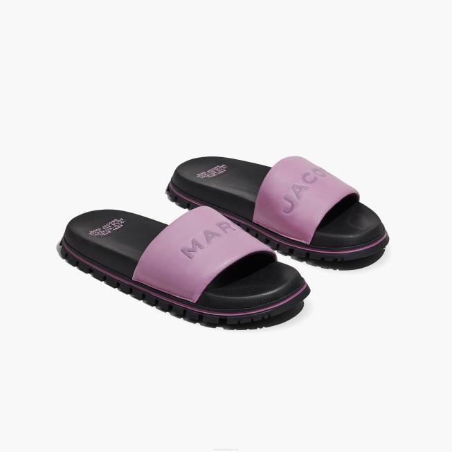 dk Marc Jacobs læder slide lilas 402Z591