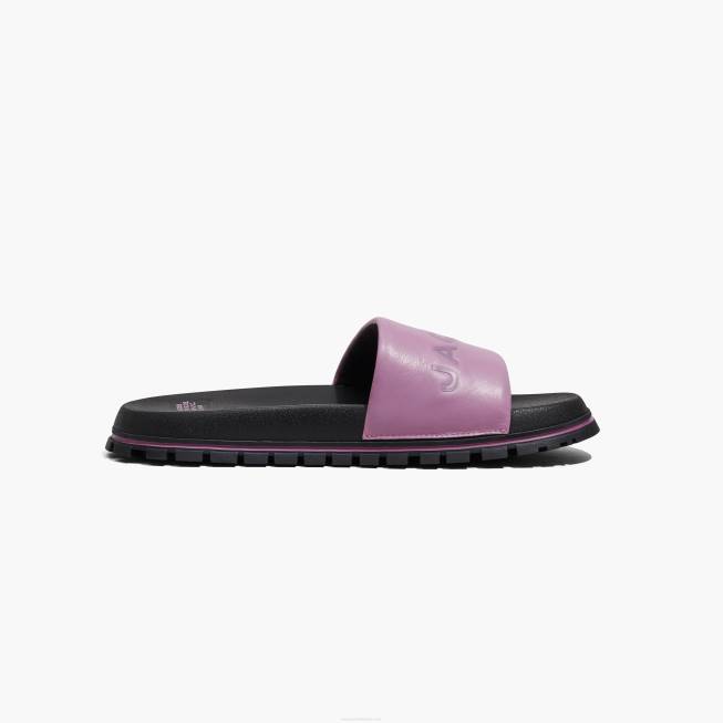 dk Marc Jacobs læder slide lilas 402Z591
