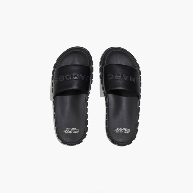 dk Marc Jacobs lædersliden sort 402Z590