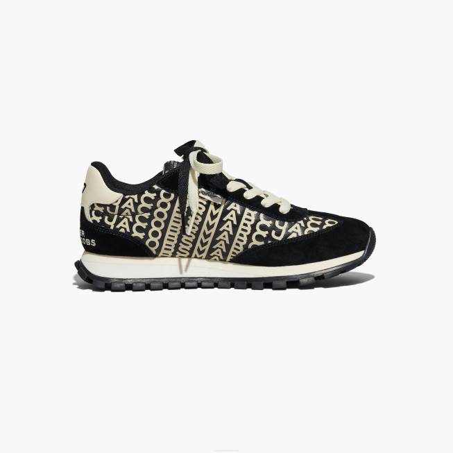 dk Marc Jacobs den monogram læder jogger sort/hvid 402Z499