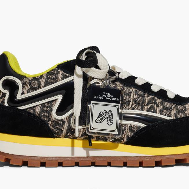 dk Marc Jacobs monogram jogger sort/gul 402Z517