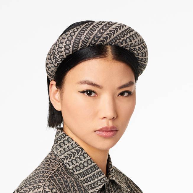 dk Marc Jacobs monogram hovedbånd naturlig jacquard 402Z398