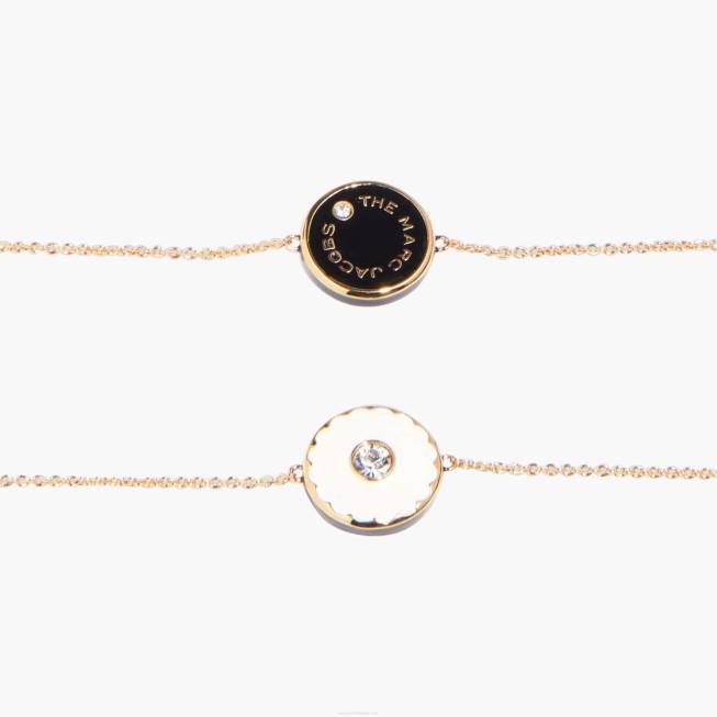 dk Marc Jacobs medaljonarmbåndet creme/guld 402Z432