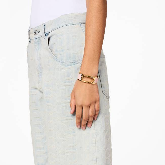 dk Marc Jacobs det store hængsel armring ny rosa/guld 402Z430