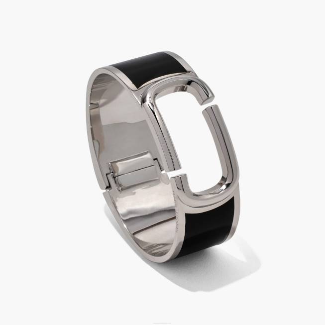 dk Marc Jacobs det store hængselarmring sort/sølv 402Z427