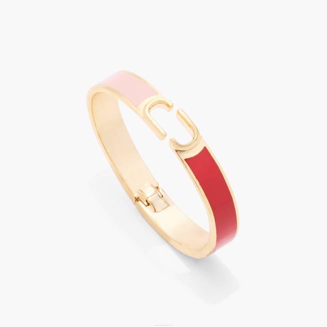 dk Marc Jacobs hængslet armring ægte rød multi/guld 402Z429
