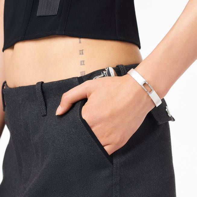 dk Marc Jacobs krystalarmringen krystal/sølv 402Z428