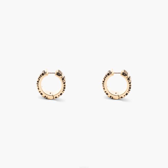 dk Marc Jacobs de monogramgraverede bøjler i ældet guld 402Z438