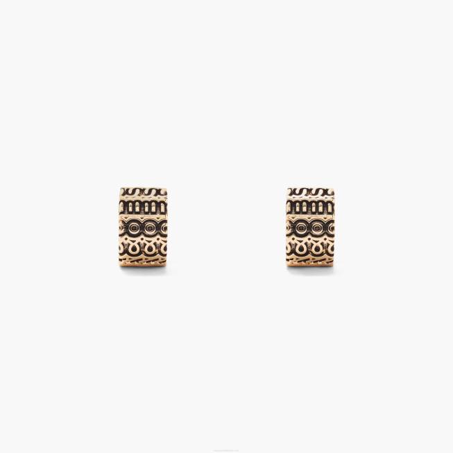 dk Marc Jacobs de monogramgraverede bøjler i ældet guld 402Z438