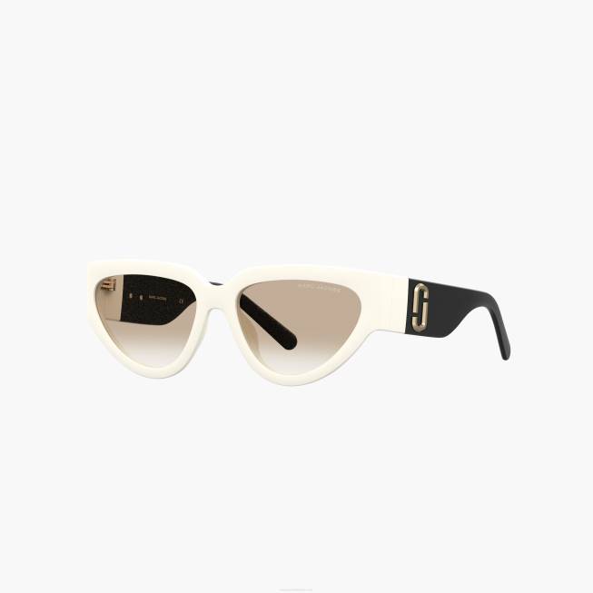 dk Marc Jacobs cat eye solbriller hvid/sort 402Z376