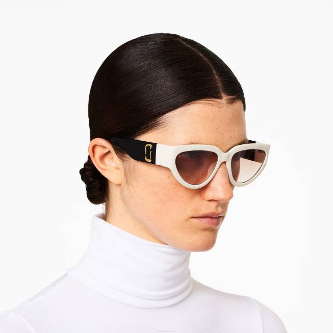 dk Marc Jacobs cat eye solbriller hvid/sort 402Z376