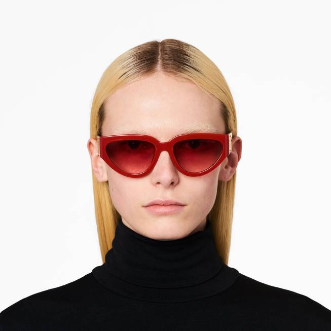 dk Marc Jacobs cat eye solbriller rød 402Z375