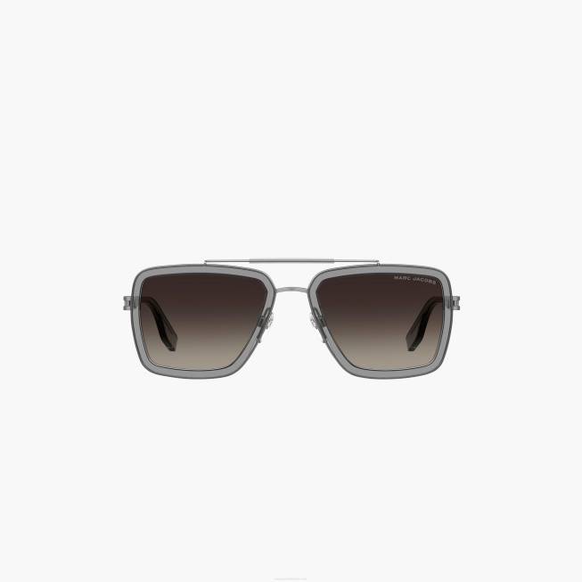 dk Marc Jacobs ikon firkantede pilot solbriller grå 402Z382