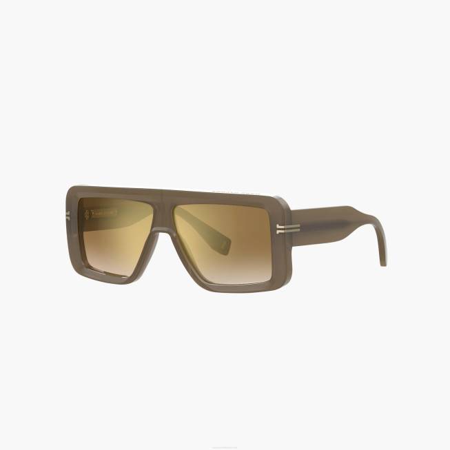 dk Marc Jacobs ikon rektangulære solbriller oliven 402Z384