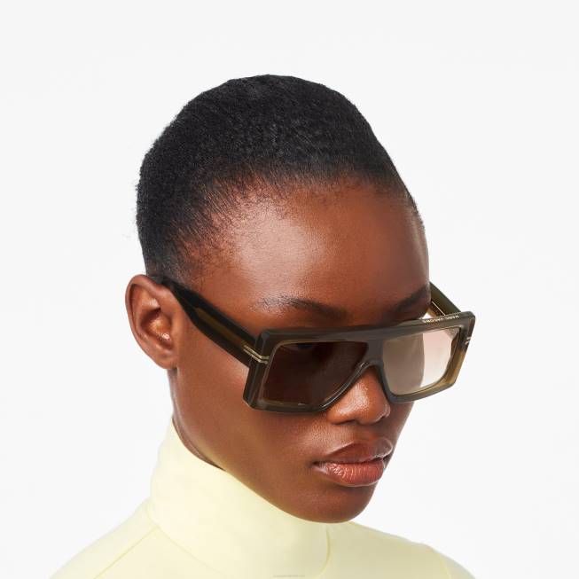dk Marc Jacobs ikon rektangulære solbriller oliven 402Z384