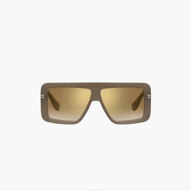 dk Marc Jacobs ikon rektangulære solbriller oliven 402Z384
