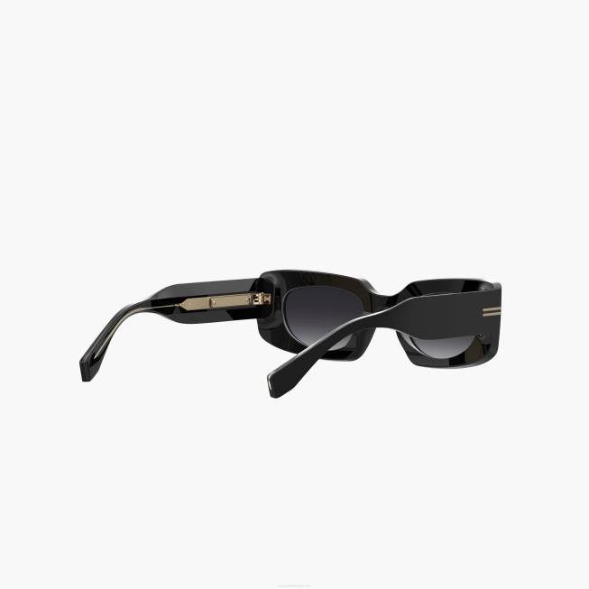 dk Marc Jacobs ikon rektangulære solbriller sort 402Z374