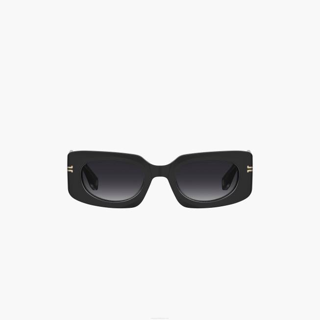 dk Marc Jacobs ikon rektangulære solbriller sort 402Z374