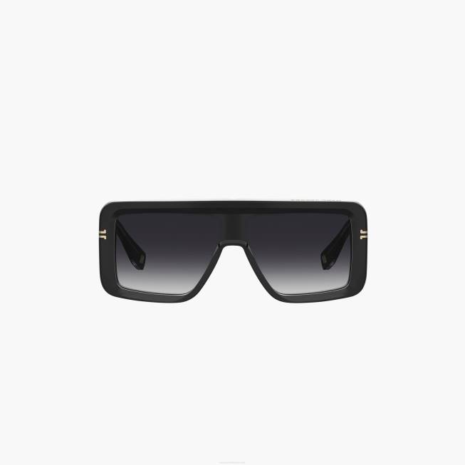 dk Marc Jacobs ikon rektangulære solbriller sort 402Z386